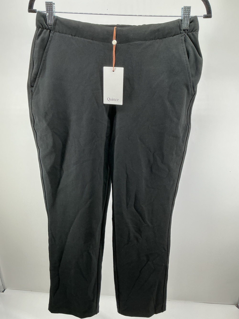 Organic Cotton Double Knit Straight Pants - 28"